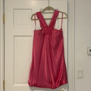 BCBG Pink Silk Dress